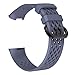 Produktbild YouN Silikon-Armband mit porösem Armband für Fitbit Charge 3 (Grau S)