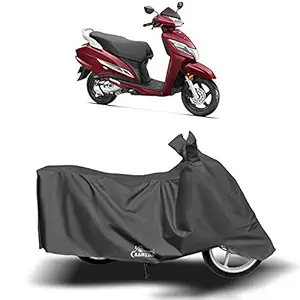 Black Hill Quality 100% Polyester Two Wheeler Body Cover for Honda Activa (Grey)