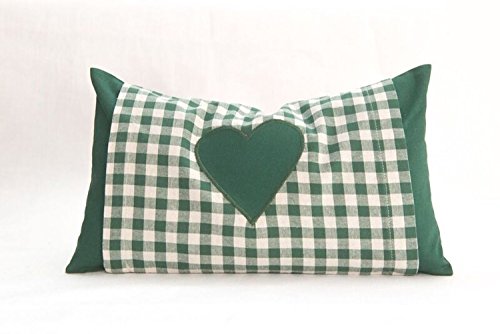 Preisvergleich Produktbild Kräuterkissen mit Hülle - grün mit Herz - 20 x 35 cm Bio - Feichter Bernhard