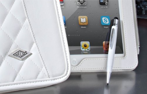 Wedo 26115000 Touchpen Mini 2-in-1 (leitfähiger Eingabestift, 10 cm) weiß - 3