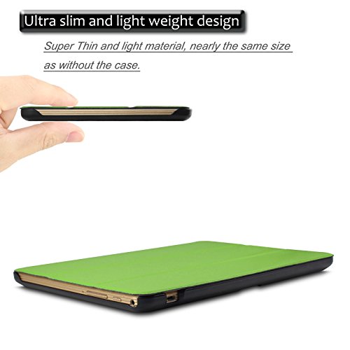 Xido Z90 / ACEPAD A96 10 Zoll (9.6″) Hülle Case- Infiland Ultra Dünn Tri-Fold Muschel PU Leder Schlank Superleicht Ständer Shell Cover Schutzhülle Etui Tasche für 9.6″ Android Tablet-PC Inklusive XIDO Z90 10 Zoll (9.6″) Tablet Pc, ACEPAD A96 10 Zoll (9.6″) Tablet PC, Artizlee 10 Zoll (9.6″) Tablet PC ATL-26(Überprüfen Sie bitte die Details der kompatibelen Tablet-Modell-Liste in Produktbeschreibung)(Grün) - 6