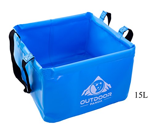 NEU Outdoor Faltschüssel 15 Liter Waschschüssel blau