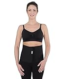 Stützende Bauchbinde-Bauchband-Bauchgürtel nach Geburt-Schwangerschaft-Kaiserschnitt mit stufenlos verstellbarem Klettverschluss, Schwarz, Weiß oder Beige von HERZMUTTER (3000) - 2