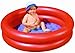 Price comparison product image Wehncke 100 x 30 cm Splash Pool with Inflatable Floor (Orange/Blue)
