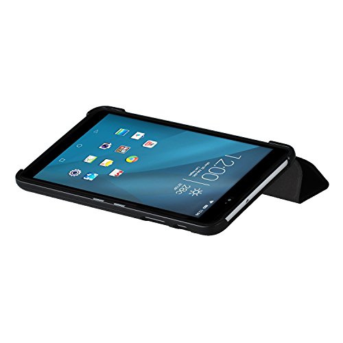 ELTD Huawei Mediapad T1 7.0 Hülle Case – Ultra Schlank Smart Cover Tasche Schutzhülle Case für Huawei Mediapad T1 7.0 mit Standfunktion, Schwarz - 4