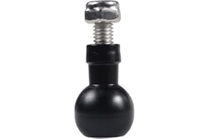 FEICHAO 17 mm Kugelkopf auf M6 Schraubadapter, Erweiterungshalterung für Stativ, Selfie-Griff, Griff, Ständer, Kugelhalterungs-Konverter