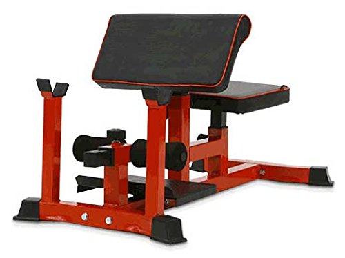 Pullup Fitness Fitness Squat máquina Adulto Unisex, Rojo, único