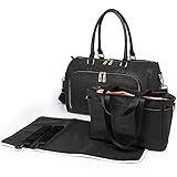 lässig wickeltasche grau leder Verfügt über zwei elastische Seitentaschen und zwei offene Taschen vorne.