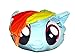 Produktbild Northwest The Company My Little Pony Rainbow Dash Cloud Kissen, 35,6 cm, Mehrfarbig