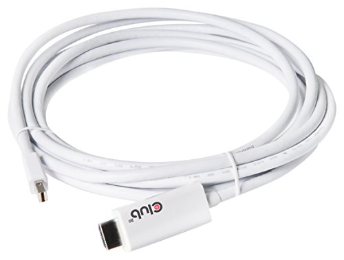 Club 3D CAC-1173 Mini Display Port 1.2 Kabel auf aktiven HDMI 2.0 Adapter 3m weiß
