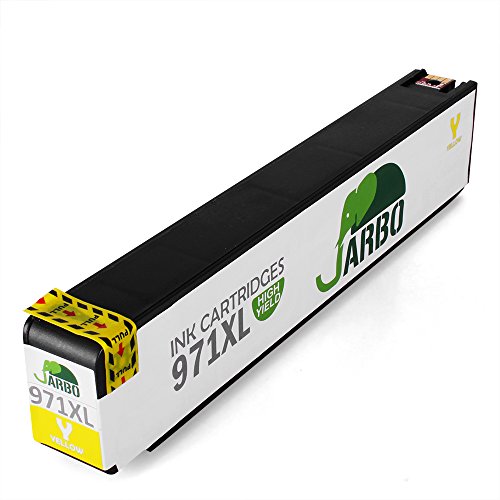 JARBO Kompatibel 970XL 971XL Tintenpatronen Hohe Kapazität kompatibel mit Officejet Pro X451dn X451dw X476dn X476dw X551dw Drucker (1 Schwarz,1 Cyan,1 Magenta,1 Gelb) - 5
