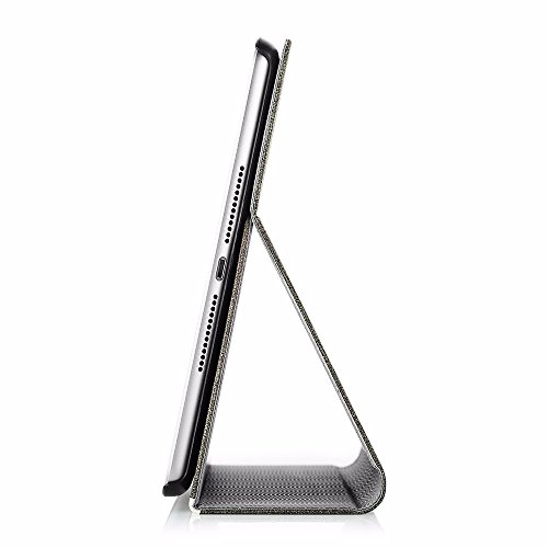 iPad 9.7 2017 Hülle, EasyAcc Starke Magnethaftung Case mit Auto aufwachen/ Schlaf Funktion Smart Case und Mehrere Einstellbarem Blickwinkel Funktion Cover für Apple iPad 2017 – Hochwertiges PU Leder Hülle Braun - 9