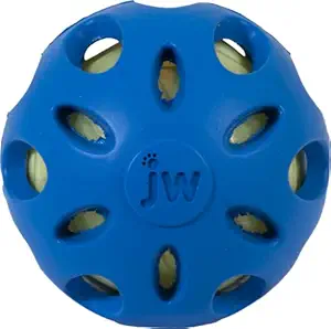 JW Pets Crackle Heads Dog Ball (Medium)