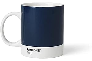 Copenhagen Design 101030289 PANTONE Filiżanka, filiżanka do kawy/herbaty, cienka porcelana (ceramika), 375 ml, ciemnoniebieski, 289 C, porcelana, jeden rozmiar
