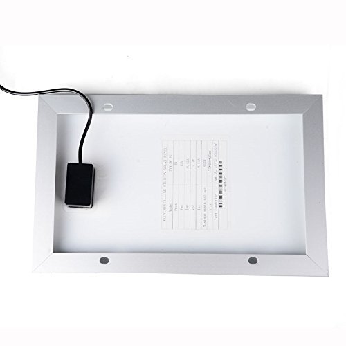 Hedc® Solar Teichpumpe,5W Solar Springbrunnen Solarpumpen Teich Springbrunnen Wasserpumpen für Gartenteich Max. Förderhöhe:60 cm ,380 L/h ,mit 3 Verschiedenen Düse - 6