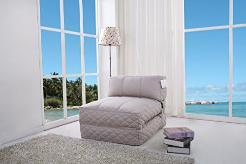 Leader Lifestyle Big Chill Futon Chair Bed, Beach Sand