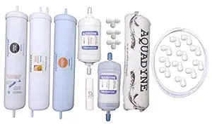 Aquadyne RO Filter Service Kit for Kent Pristine Water Purifier with Installation Guide, 1- Piece, White