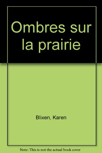 couverture de : Ombres sur la prairie