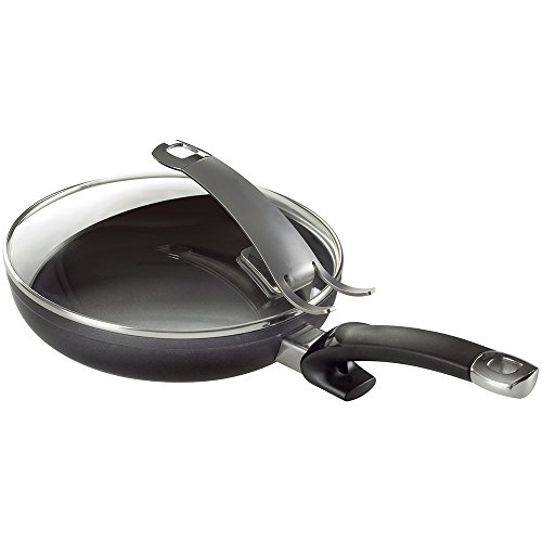 Fissler Pfannenzubehör Güteglasdeckel premium / Pfannen Glasdeckel hoch / Deckel Edelstahl-Rand / 28 cm Ø Bratpfanne – 185-000-28-200/0 - 2