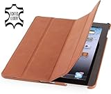 Mit magnetischer Induktion im Deckel: Öffnen des Deckels = iPad geht an, Schließen des Deckels = iPad geht aus