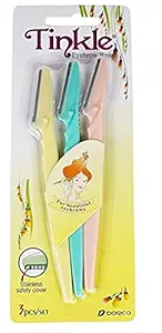 shreeramapirtex Eyebrow Painless Facial Hair Remover Razor for Face, Women and Men(pack of 1 x 3)