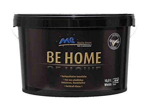 BE HOME Innenfarbe, 10L, weiß, stumpfmatt, Wandfarbe - 2