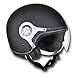 Produktbild vidaXL Motorradhelm Motorrad Sturzhelm Rollerhelm Jethelm S schwarz 150006