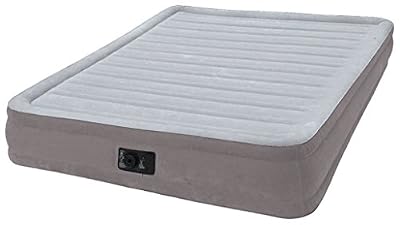 Intex lit gonflable 2 pl electrique mid rise fiber tech intex