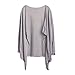 Produktbild Frauen Tops Ba Zha HEI Sommer Frauen Dünne Strickjacke Modale Kleidung Sonnenschutz-Kleidung Frauen Transparent langärmelige Strickjacke Schlank Langen Absatz Sonne Tops (Grau, Freie Größe)