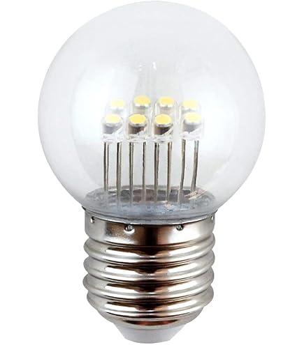 100 X NCC-Licht LED Drops 0.8W E27 Matte Extra Warm White 2200K Outdoor Plastic Bulbs