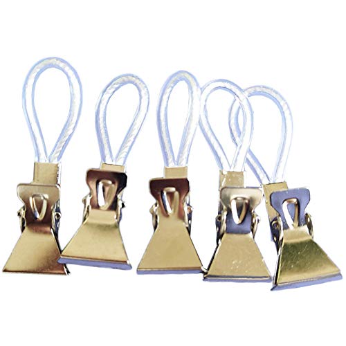 Preisvergleich Produktbild Johannas 10Pcs Handtuchclips Metall Aufhänge-Clips Handtuchhalter Geschirrtuch Aufhänger Handtuchhaken zum Aufhängen von Handtüchern oder Trockentüchern (Weiß)
