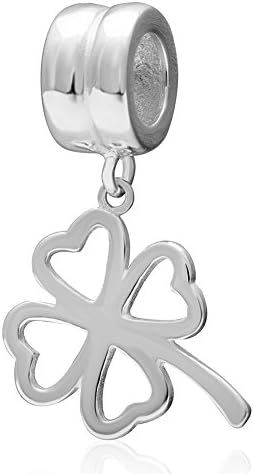 925 Sterling Silver Charms Simple Style for Bangle Snake Bracelets Necklaces Mum Gifts Mother Day Lucky Jewellery