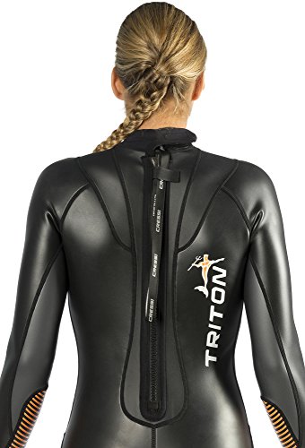 Cressi Triton, Schwimmanzug Damen Neopren, Triathlonanzug 1.5mm - 4