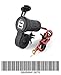 Price comparison product image WINOMO Universal 12V-24V Waterproof Car Motorcycle Boat Dual USB Power Socket Adapter