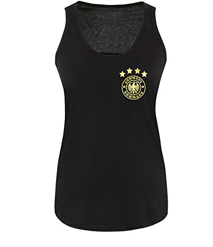 Luckja EM 2016 Trikot Deutschland Fanshirt Motiv 14 Damen Tanktop