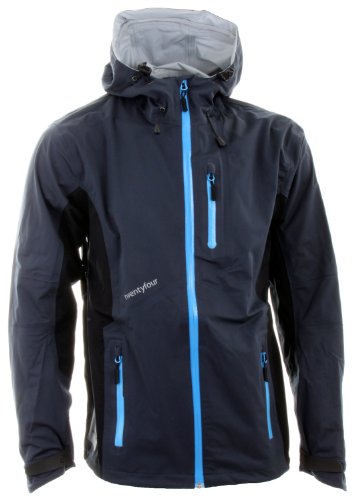 Twentyfour Herren Allwetterjacke Almonte Leichte 3 lagige Outdoor, Anthrazit, XXL, 210049