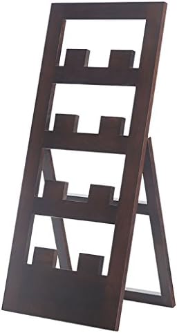 XIAOLVSHANGHANG HORS Japanese-style Minimalist Modern Solid Wood Shoe Rack Creative Hall Folding Slippers Rack Vertical Oak Rack Shelf Accessories (Color : B)