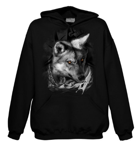 Fantasy Grey Wolf 700700 Hood M