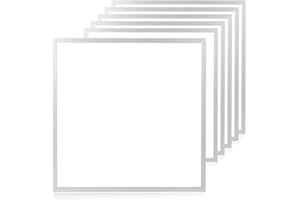 LUXULA 6x LED-Panel, 62x62cm, Backlit, 36W, 3600lm, 4000K (neutralweiß), inkl. Netzteilen, LED Bürolampen für Rasterdecken, Büroleuchten, Deckenleuchte