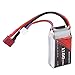 Produktbild 7.4V LiPo Akku, 1100mAh 25C T Stecker Lithium Akku LiPo Long Akku für RC Flugzeug Auto Boot Roboter Industriebeleuchtung Ferngesteuertes Auto/Flugzeug/Boot