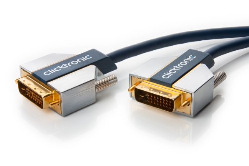Clicktronic Advanced DVI-D Verbindungskabel (Dual Link 24+1, Full HD, WQXGA, 5m) - 3