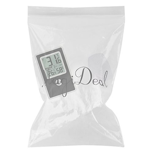 MagiDeal Drahtloses Innen- und Außenthermometer,mit Temperatur und Luftfeuchtigkeit Anzeige für den Schreibtisch / an die Wand / das Haus / das Büro - 2