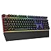 Produktbild JAYDENN RGB mechanische vollfarbige Tastatur mit voller Tastenbeleuchtung-Blackandgreenshaft