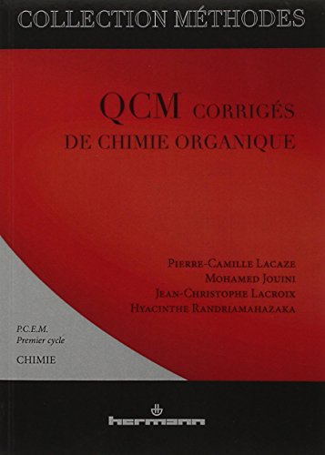 QCM corrigés de Chimie organique francais QCM corrigés de Chimie organique francais