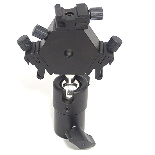 DynaSun JZ Dreifache Blitzschuhhalterung Blitzschuh Adapter für Speedlite Blitz Blitzgerät mit Schirmhalterung Kugelkopf Drehgelenk DynaSun JZ Dreifache Blitzschuhhalterung Blitzschuh Adapter für Speedlite Blitz Blitzgerät mit Schirmhalterung Kugelkopf Drehgelenk Bilder