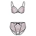 Produktbild Damen Dessous Set Neckholder Top mit Strumpfhalter + G-String + Overknee Strümpfe Lack Leder Catsuit Reizwäsche Clubwear M-XXL