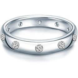 Tresor 1934 Anillo de Plata de Ley 925 con circonita blanco 60181003