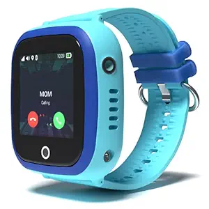 Turet Kids Silicone Phone Smartwatch with GPS Locator - Goldfish (Blue)