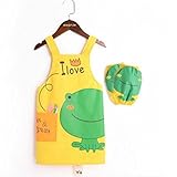 Kolimo Delantal Completo de Moda Delantal de Dibujos Animados Rana M-Delantal Delantal de...