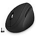 Souris Verticale Ergonomique, Jelly Comb Souris Sans Fil Silencieuse avec Nano Récepteur, 6 Boutons, DPI Réglable, Interrupteur ON / OFF- Noir